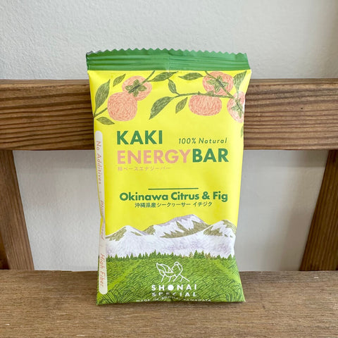 SHONAI SPACIAL 柿ベースエナジーバー 沖縄県産シークヮーサーイチジク
