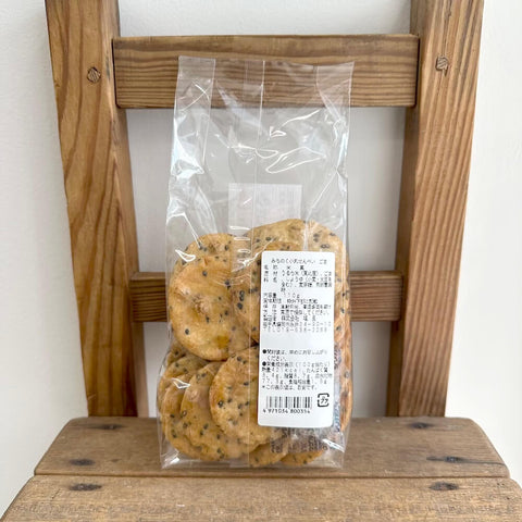 味泉　みちのく小丸せんべい　ごま