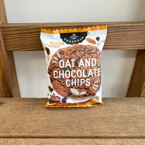 ジェネラス  有機グルテンフリークッキー オーツ麦・チョコチップ
