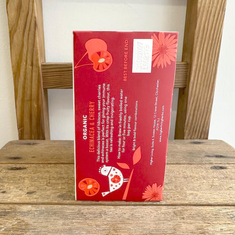 ハイアーリビング　エキナセアナチェリー有機ハーブティー