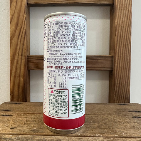 光 オーガニックぶどうサイダー＋レモン250ml
