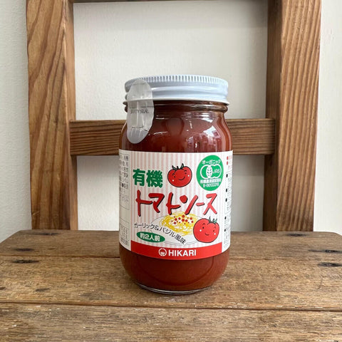 ヒカリ　有機トマトソース　ガーリック&バジル風味