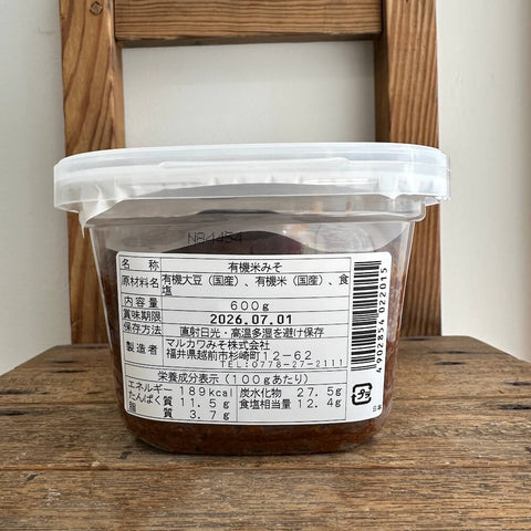マルカワみそ　有機米みそ　日本
