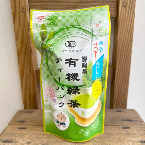 日本農産 たるいさんの静岡茶有機緑茶ティーパック