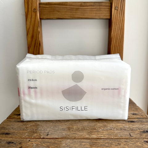 SISIFILLE PERIOD PADS 23.5cm（生理用ナプキン23.5ｃｍ　羽つき） 20枚入