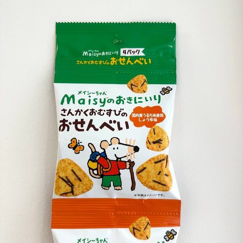 創健社　Maisyのおきにいり　さんかくおむすびのおせんべい 4連
