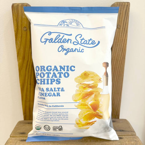 オーガニックポテトチップス　シーソルト&ビネガー