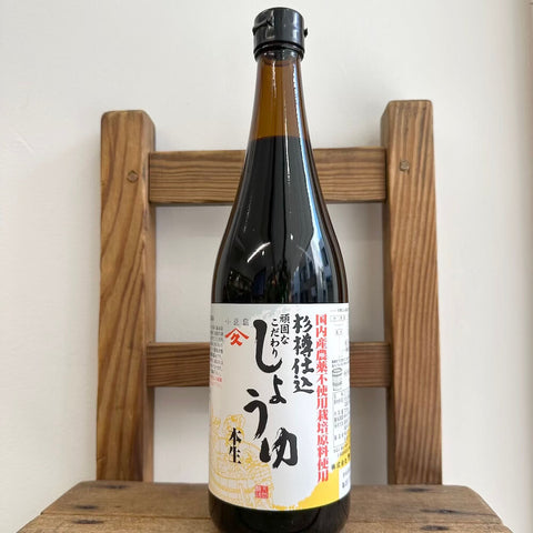 ヤマヒサ 頑固なこだわりしょうゆ 本生 720ml