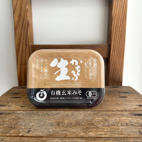 ヤマキ 生かをる 国産有機玄米味噌 300g